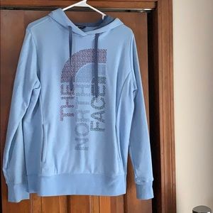 North face hooded sweatshirt